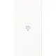 Busch-Jaeger 6231-21-44G bedieningswip links symbool licht tbv bedieningselement flex 2-voudig Art Linear studiowit glans