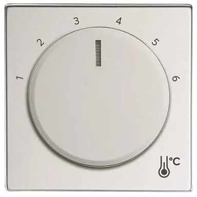 Busch-Jaeger 1794 R-83 draaiknop kamerthermostaat 1094/1097U Future Linear aluzilver