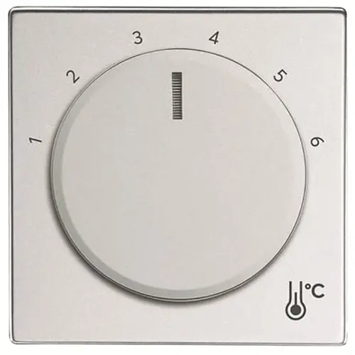 Busch-Jaeger 1794 R-83 draaiknop kamerthermostaat 1094/1097U Future Linear aluzilver