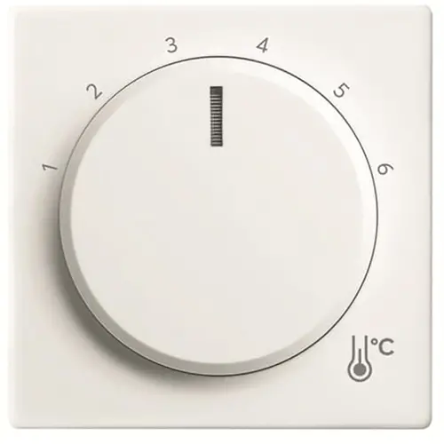 Busch-Jaeger 1794 R-84 draaiknop kamerthermostaat 1094/1097U Future Linear studiowit glans