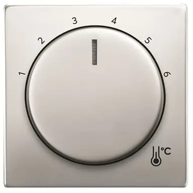 Busch-Jaeger 1794 R-866 draaiknop kamerthermostaat 1094/1097U Pure Stainless Steel