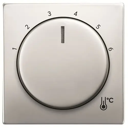 Busch-Jaeger 1794 R-866 draaiknop kamerthermostaat 1094/1097U Pure Stainless Steel
