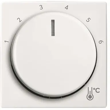 Busch-Jaeger 1794 R-914 draaiknop kamerthermostaat 1094/1097U Balance SI wit glans