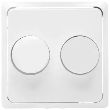 Kopp 493102003 dimmerknop tbv duodimmer HK05 Paris arctic wit