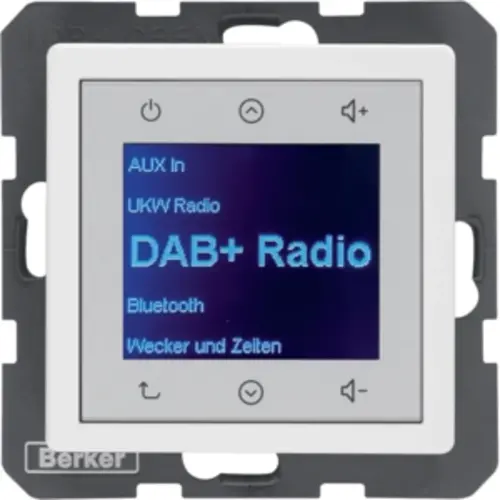 Berker 29846089 radio touch DAB+ Q1/Q3/Q7 wit