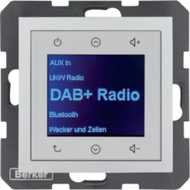 Berker 29841404 radio touch DAB+ S1/B3/B7 aluminium mat