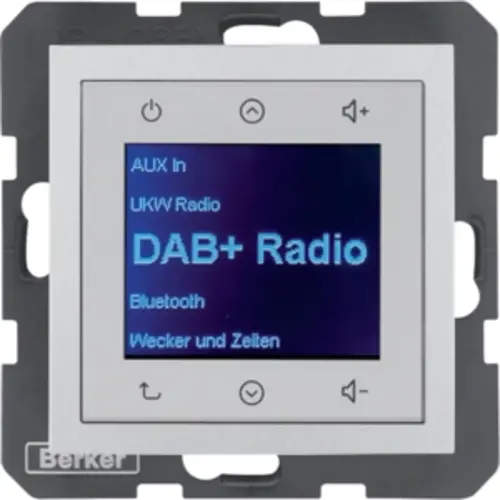 Berker 29841404 radio touch DAB+ S1/B3/B7 aluminium mat