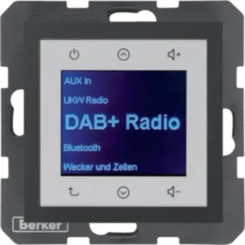 Berker 29841606 radio touch DAB+ S1/B3/B7 antraciet mat