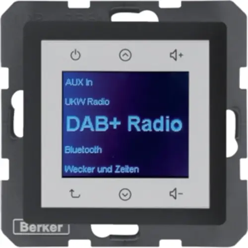 Berker 29846086 radio touch DAB+ Q1/Q3/Q7 antraciet