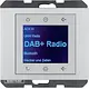 Berker 29847003 radio touch DAB+ K5 aluminium gelakt