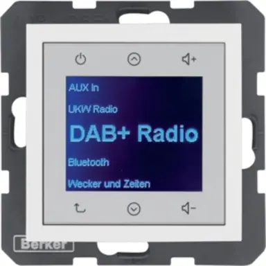 Berker 29848989 radio touch DAB+ S1/B3/B7 wit glans