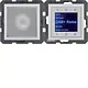 Berker 30801404 radio touch met luidspreker DAB+ Bluetooth S1/B3/B7 aluminium mat