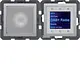 Berker 30806084 radio touch met luidspreker DAB+ Bluetooth Q1/Q3/Q7 aluminium