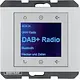 Berker 30847003 radio touch DAB+ Bluetooth K5 aluminium gelakt