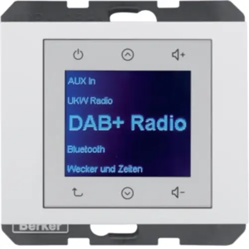 Berker 30847009 radio touch DAB+ Bluetooth K1 wit