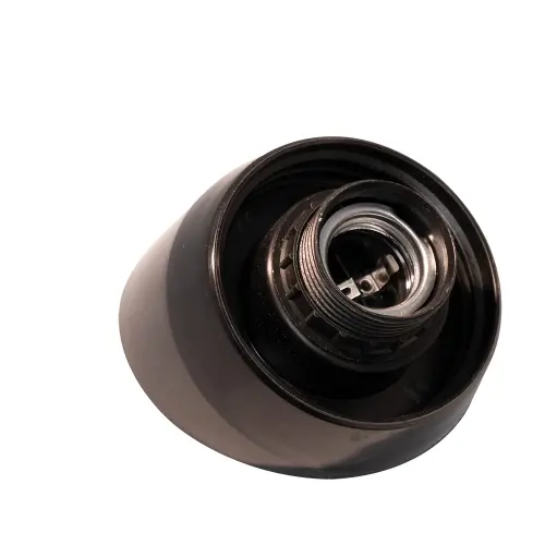 Corodex 2230743ZW schroefrand 60W E27 schuin zwart