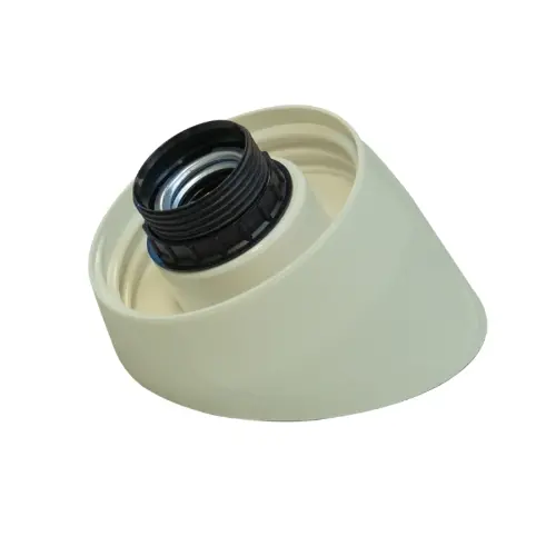 Corodex 743 WIT schroefrand E27 max 60 Watt schuin creme