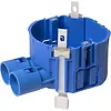 ABB Haf HW52-F 50 mm hollewand inbouwdoos met dubbele spruit 16/19/20 mm