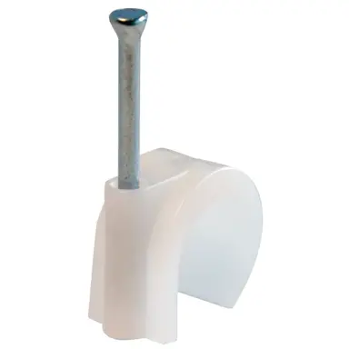 JMV SP 16 19 TR spijkerclip rond 16 - 20 mm transparant wit 150 stuks