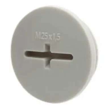 Wiska EVSG25 blindstop kabelinvoer M25 IP56 grijs