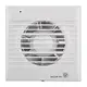 Soler & Palau DECOR-100 CRZ muurinbouwventilator met instelbare nalooptimer wit