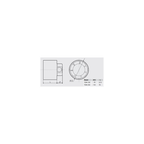 Soler & Palau TDM-100 buisventilator TDM standaard 100 mm