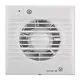 Soler & Palau DECOR-100 CDZ muurventilator met instelbare nalooptimer en bewegingsmelder wit