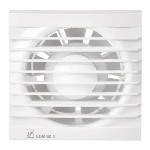 Soler & Palau EDM-80 NTZ muurinbouwventilator met vaste timer wit