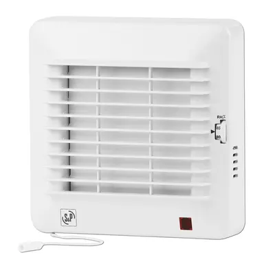 Soler & Palau EDM-100 CHZ muurinbouwventilator met hygrostaat en trekkoord