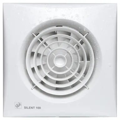 Soler & Palau SILENT 100 CZ 12V muurinbouwventilator wit