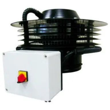Soler & Palau CTB/4-1300/315 ECOWATT PLUS 315mm dakventilator wisselspanning 1490m3/h 48dB(A) staal zwart