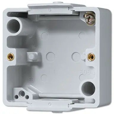 JUNG 600 onderkast voor 1 element met soepele invoer WG600