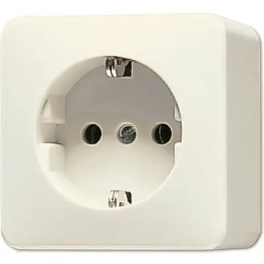 JUNG 620 A opbouw wandcontactdoos randaarde AP600 creme