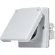 JUNG 620 N wandcontactdoos randaarde met klapdeksel tbv opbouw IP44 WG600