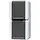 JUNG 822 W wandcontactdoos 2-voudig randaarde opbouw IP44 verticaal WG800