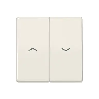 JUNG AS 591-5 P wip 2-voudig met pijlsymbolen tbv jaloezieschakelaar AS500 creme