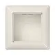 JUNG AS 581 A W opbouwbak 1-voudig AS500 creme