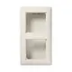 JUNG AS 582 A W opbouwbak 2-voudig AS500 creme