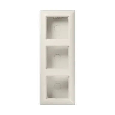 JUNG AS 583 A W opbouwbak 3-voudig AS500 creme