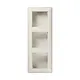 JUNG AS 583 A W opbouwbak 3-voudig AS500 creme