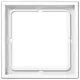 JUNG LS 981 WW afdekraam 1-voudig LS990 alpine wit