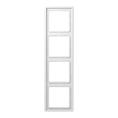 JUNG LS 984 WW afdekraam 4-voudig LS990 alpine wit