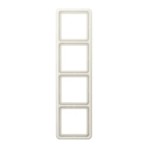 JUNG CD 584 W afdekraam 4-voudig CD500 creme