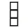 JUNG ES 2983 afdekraam 3-voudig LS990 edelstaal