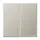 JUNG ES 2995 schakelwip 2-voudig LS990 edelstaal