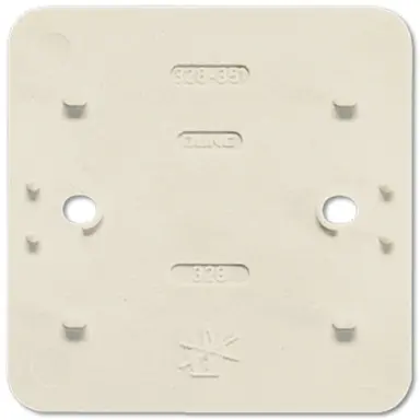 JUNG 328 bodemplaat enkelvoudig AP600 creme