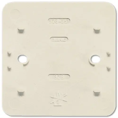 JUNG 328 bodemplaat enkelvoudig AP600 creme
