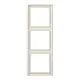 JUNG LS 983 W afdekraam 3-voudig LS990 creme