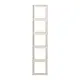 JUNG LS 985 W afdekraam 5-voudig LS990 creme