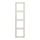 JUNG LS 984 W afdekraam 4-voudig LS990 creme